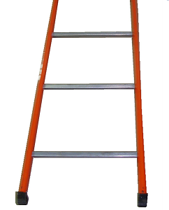 Orange Steel Ladder